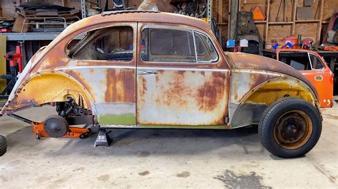 1965 VW Beetle Restoration - Metal Work Continues! - YouTube