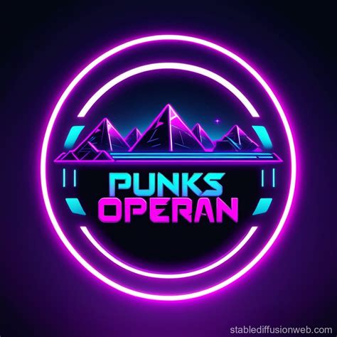 a logo for a gaming team for a space opera video game using synthwave neon style colors Prompts ...