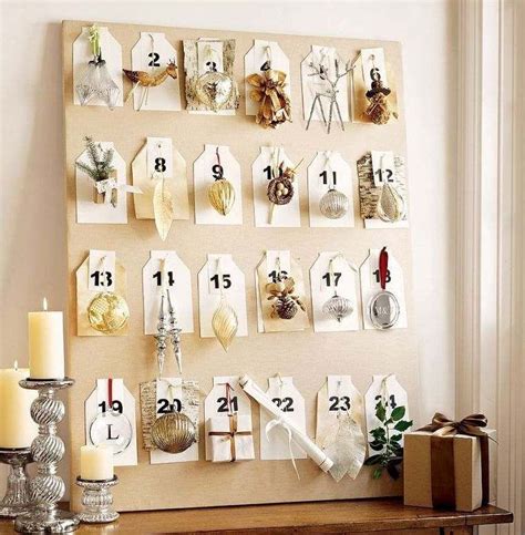 calendrier de l'avent a-faire-soi-meme-idee | Kerstmis aftellen, Kerstmis diy, Kerst ornament