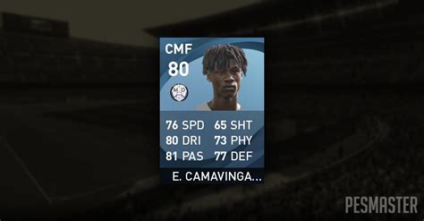 Eduardo Camavinga PES 2021 Mobile Stats