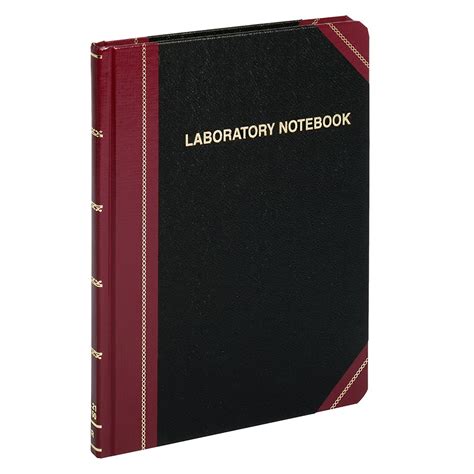 Special Laboratory Notebook, Record Ruled, Black, 150 Pages, 10-3/8" x 8-1/8" (L21-150-R ...