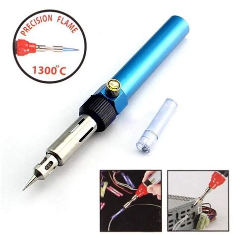 30W 70W Gas Blow Torch Soldering Solder Iron Pen Butane Cordless Welding Pen 7ml Electric ...