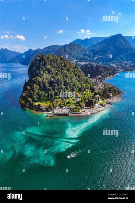 Aerial view of Bellagio village in Lake Como, in Italy Stock Photo - Alamy