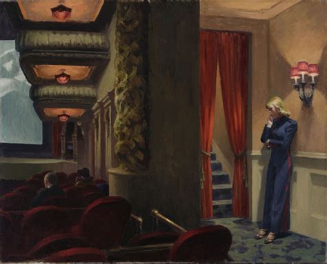 Edward Hopper - New York Movie, 1939 | Edward hopper, New york movie, Hopper art