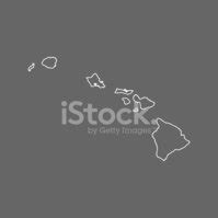 Hawaii Map Stock Clipart | Royalty-Free | FreeImages