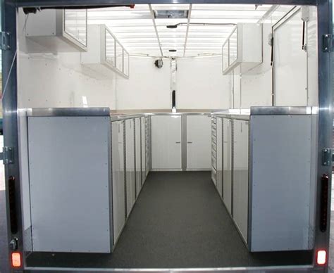 V-Nose Trailer Storage and Organization | Moduline Cabinets