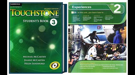 Cambridge Touchstone - Book 03 - Unit 02 Experiences - YouTube