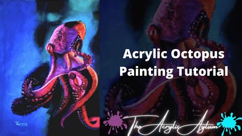 Acrylic Octopus Painting Tutorial - YouTube