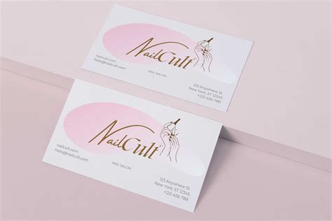 Nail Salon Business Card Template Nail Stylist Editable | Etsy