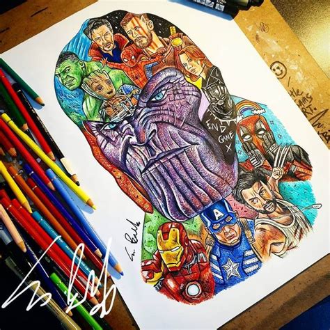 Movie Drawings within Drawings | Avengers drawings, Marvel art drawings ...