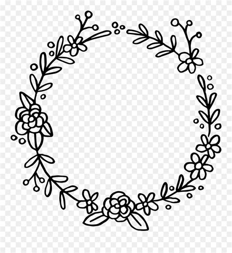 Download Floral Wreath Svg Free Clipart (#5396194) - PinClipart