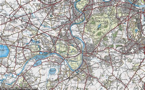 Old Maps of Teddington Lock, Greater London - Francis Frith