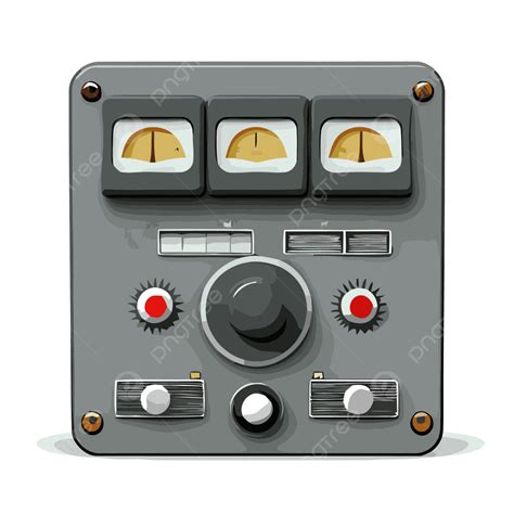 Control Panel Vector, Sticker Clipart An Interface Is Shown With ...