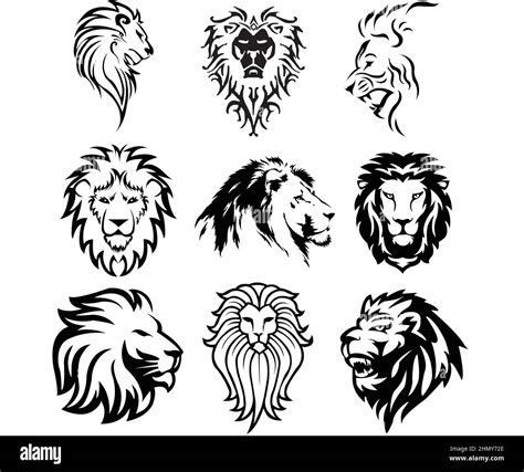 lion tribal tattoo Stock Vector Image & Art - Alamy