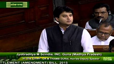 Jyotiraditya Scindia speech in Lok Sabha | 09 March, 2015 - YouTube