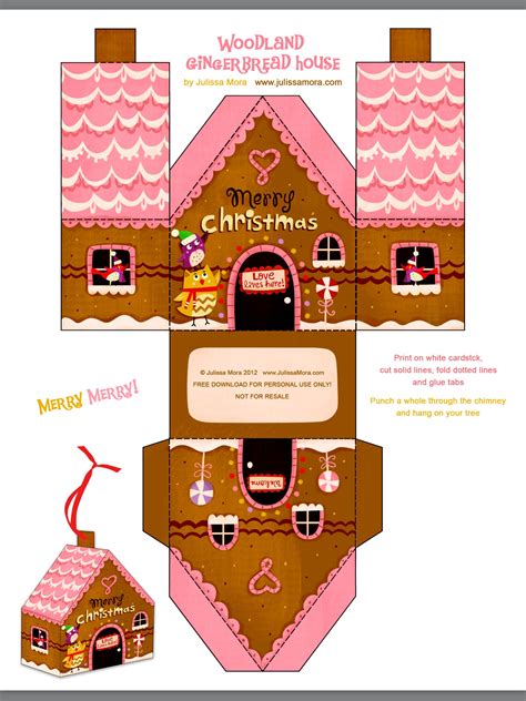 Templates For Gingerbread House Free, Click To Get The Basic Gingerbread.