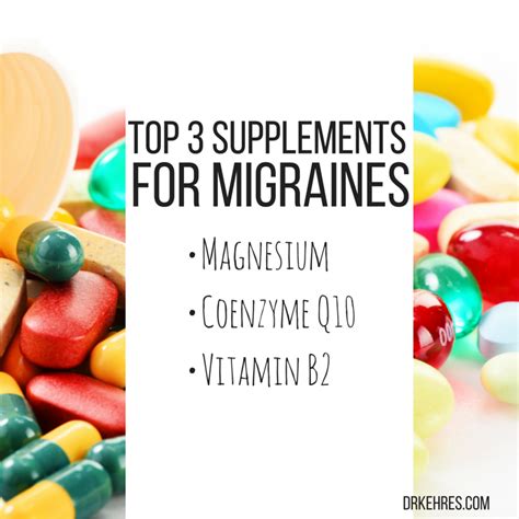 DrKehres.com health blog: Top 3 Supplements for Migraines