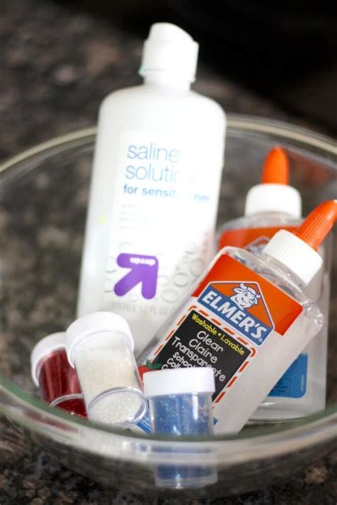 How To Make Saline Solution Slime Recipe for Kid's Science