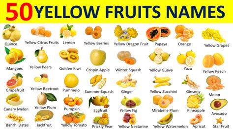 NAMES OF YELLOW FRUIT Archives - Vocabulary Point