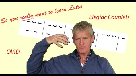 Latin 3 Lesson 46: Scanning Elegiac Couplets | So You Really Want to Learn Latin - YouTube