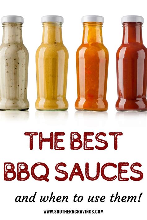 Best Types Of BBQ Sauces | Bbq sauce recipe, Bbq sauce, Homemade barbeque sauce