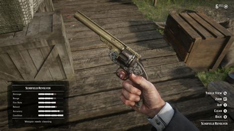 I thought I would share my custom schofield revolver. I hope you like it. : r/reddeadredemption