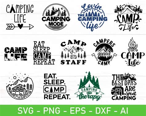 Craft Supplies & Tools Cut file Camping svg dxf png instant download Camping is my Favorite ...