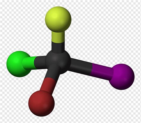 Triclorofluorometano Bromoclorofluoroiodometano Bupropiona Modelo bola ...