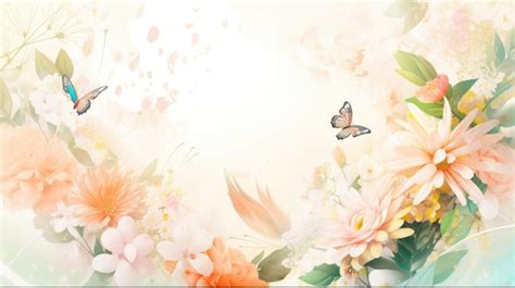 Premium AI Image | a collagestyle background featuring various Spring ...