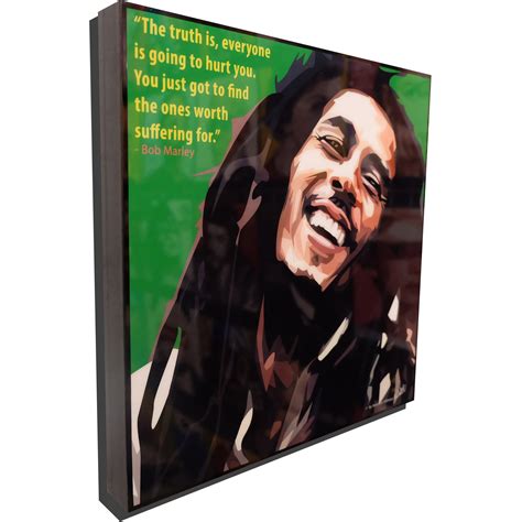 Bob Marley Pop Art Poster, Bob Marley Plaque Print - Infamous Inspiration