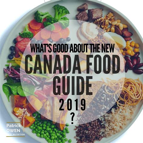 The 2019 Canada's Food Guide