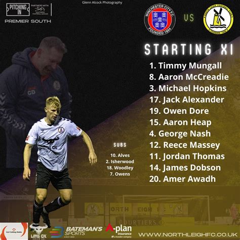 North Leigh FC 🟡⚫️ on Twitter: "LINEUP| Here is the team news for this ...