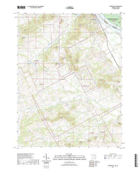 MyTopo Clarksville, Missouri USGS Quad Topo Map