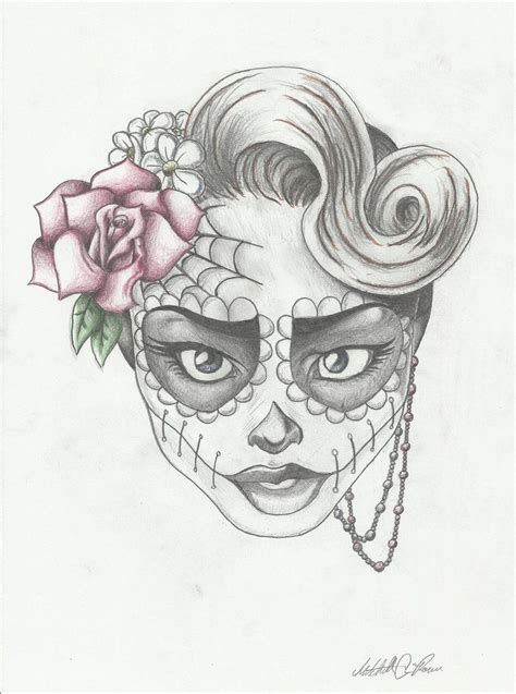 Sugar Skull Girl 6 by https://www.deviantart.com/mcrocker90 on ...