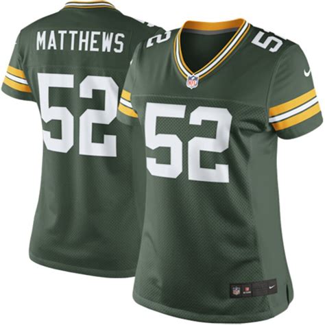 Women's Green Bay Packers Clay Matthews Nike Green Limited Jersey