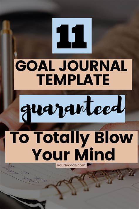 Goal journal template to boost your productivity in 2021 | Goal journal, Life goals quotes ...