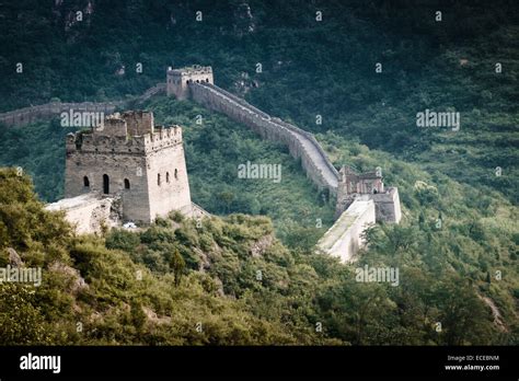 China, Great Wall, Watch towers Stock Photo - Alamy