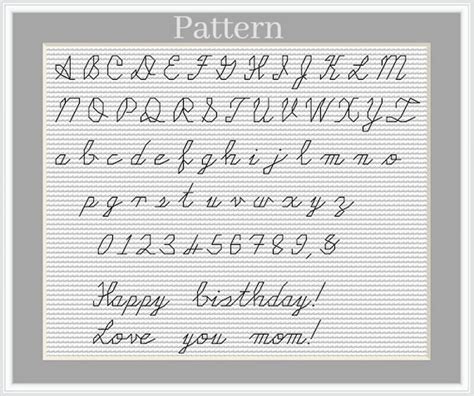 Cursive Stitch Font