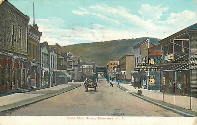 SALAMANCA NY SOUTH MAIN STREET 1909 POSTCARD | eBay