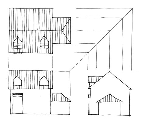 House Top View Drawing at PaintingValley.com | Explore collection of House Top View Drawing