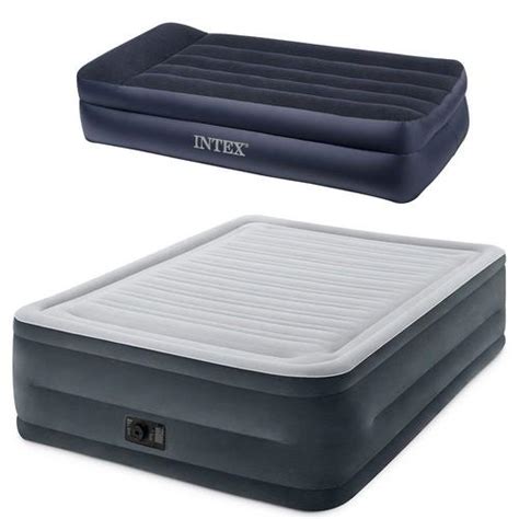 Intex Intex Queen Comfort Plush High Rise Airbed and Twin Sized Air Bed ...