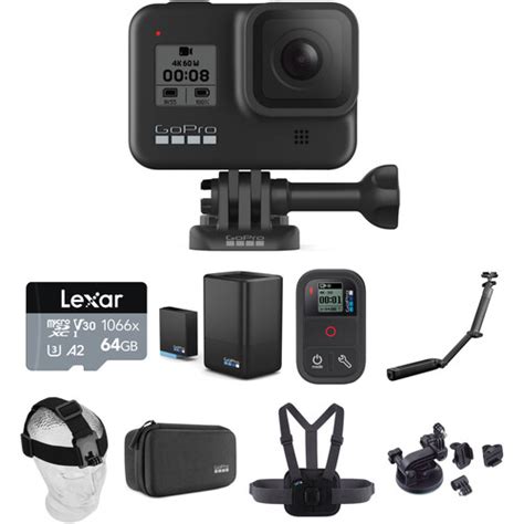 GoPro HERO8 Black Deluxe Kit B&H Photo Video