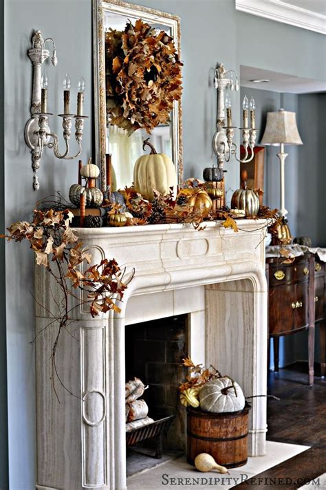 Fabulous Fall Mantels | Fall home decor, Fall fireplace, Fireplace mantel decor