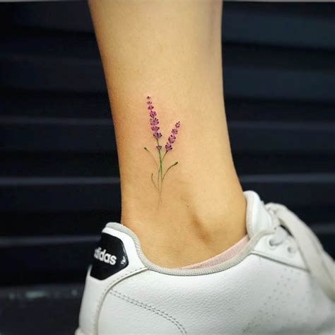 Small Lavender Flower Tattoo - Best Tattoo Ideas Gallery