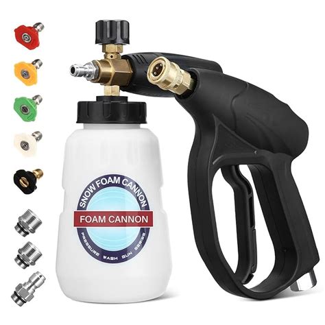 Buy MATCEE Foam Cannon Wash Gun Kit with Pressure Washer Gun Adjustable ...