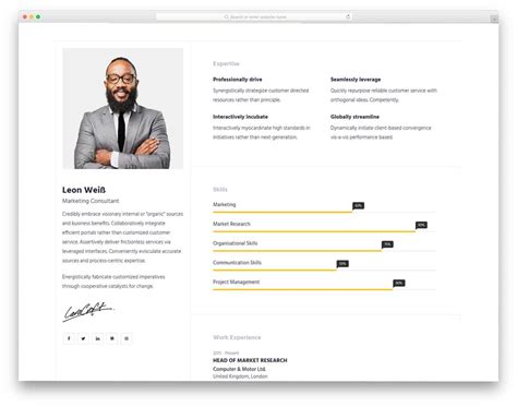 35+ Best Free Personal Website Templates For Professionals 2021