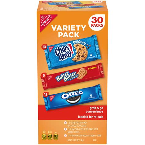 Nabisco Cookies Variety Pack 30 pack. - Walmart.com - Walmart.com