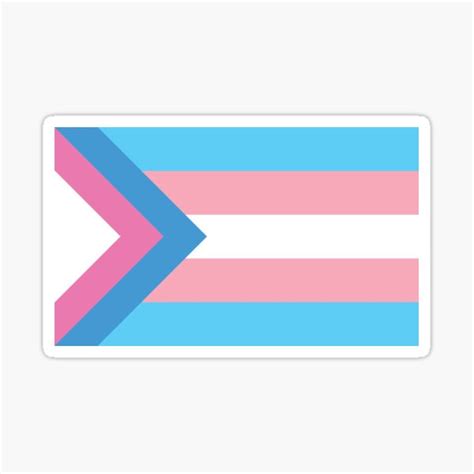 "T4T Trans Transgender Pride Flag Official Trans4Trans" Sticker for ...