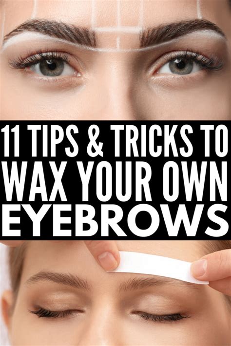 How to Wax Your Own Eyebrows at Home: 11 Tips and Tricks