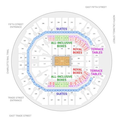 Charlotte Hornets Seating Chart | Cabinets Matttroy